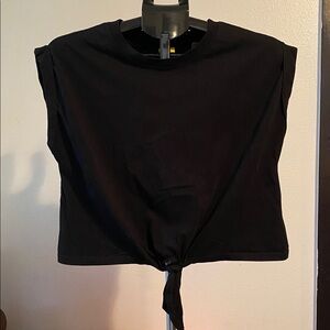 GAP Organic Cotton Vintage Tie-Front Dolman T-Shirt